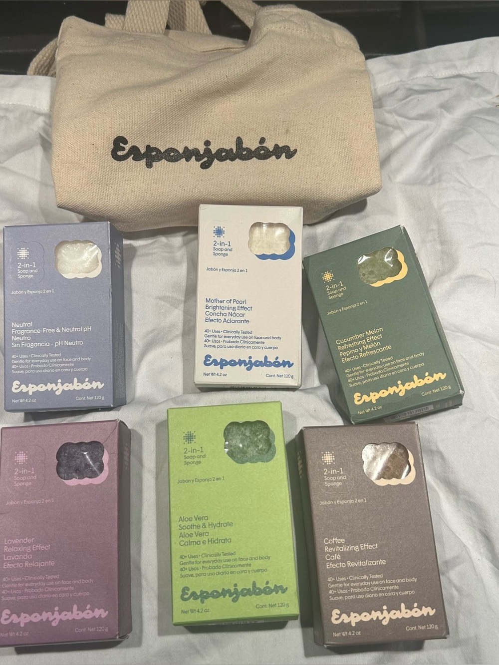 Esponjabòn set of 6 soaps